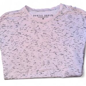 Rustic Souls Men’s Pink Short Sleeve Tee